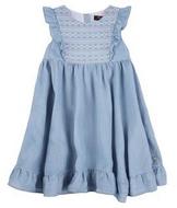 GIRLSSOFTWOVENTENCELEMBROIDEREDDRESS